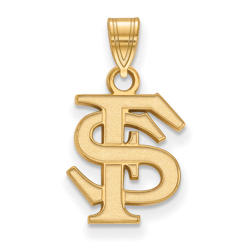 14ky Florida State University Small FS Pendant