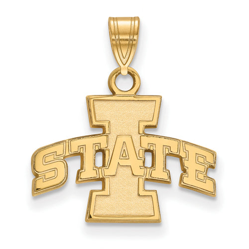 SS w/GP Iowa State University Small Pendant