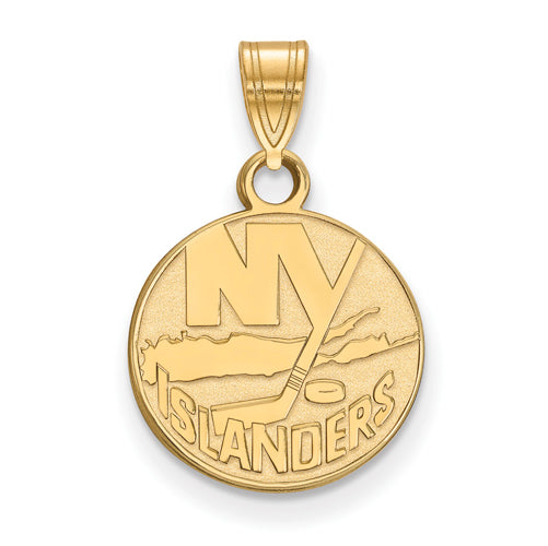 SS w/GP NHL New York Islanders Small Pendant