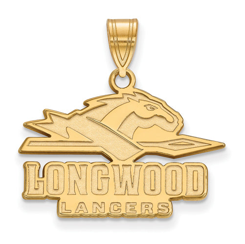 10ky Longwood University Medium Lancers Pendant