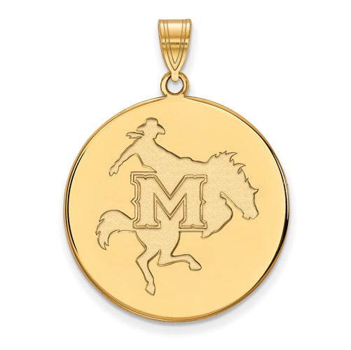 SS w/GP McNeese State University XL Disc Pendant