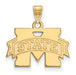 SS w/GP Mississippi State University Small M w/ STATE Pendant