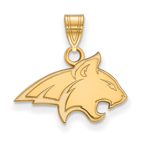 SS w/GP Montana State University Small Bobcat Pendant