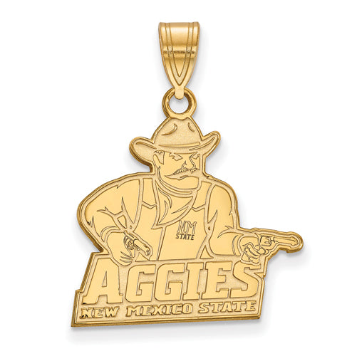 SS w/GP New Mexico State University Large Aggies Pendant