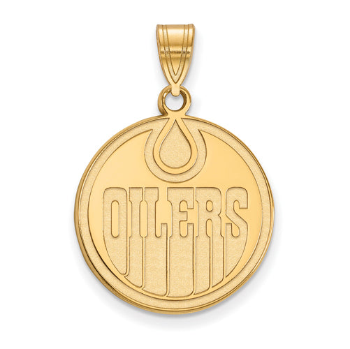 SS w/GP NHL Edmonton Oilers Large Pendant