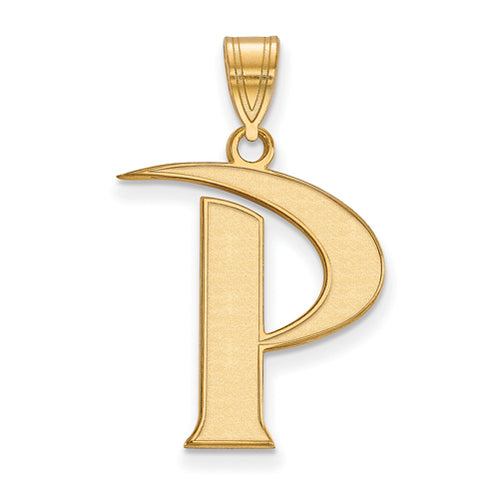 SS w/GP Pepperdine University Large P Pendant