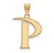 SS w/GP Pepperdine University Large P Pendant