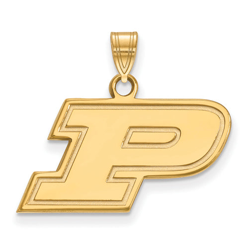 10ky Purdue Small Letter P Pendant