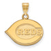 14k Gold MLB LogoArt Cincinnati Reds Small Pendant