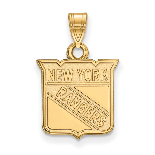 SS w/GP NHL New York Rangers Small Pendant