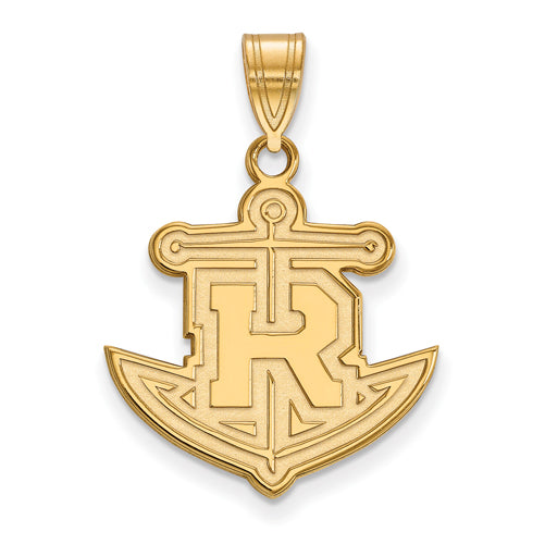 10ky Rollins College Large Anchor Pendant