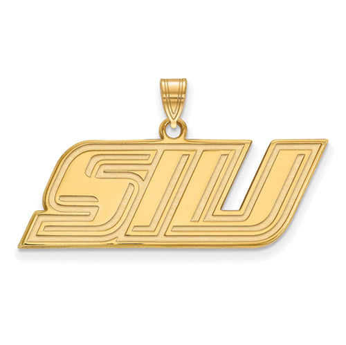 SS w/GP Southern Illinois U Small SIU Pendant