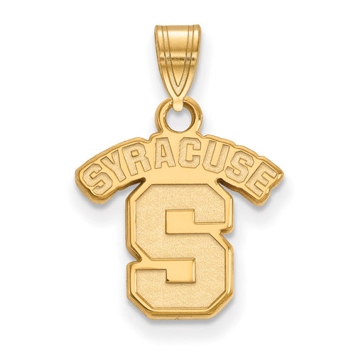 10ky Syracuse University Small Logo Pendant