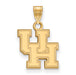 SS w/GP University of Houston Small Logo Pendant
