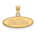 14ky University  of Mississippi Small Oval Ole Miss Pendant