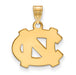 10ky University of North Carolina Small NC Logo Pendant