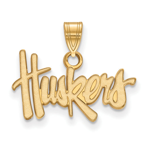SS w/GP University of Nebraska Small Huskers Pendant