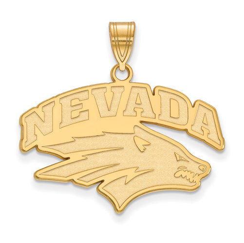 SS w/GP University of Nevada Large Wolf Pack Pendant