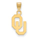 10ky University of Oklahoma Small Pendant