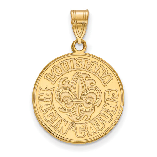 14ky University of Louisiana at Lafayette Large Pendant