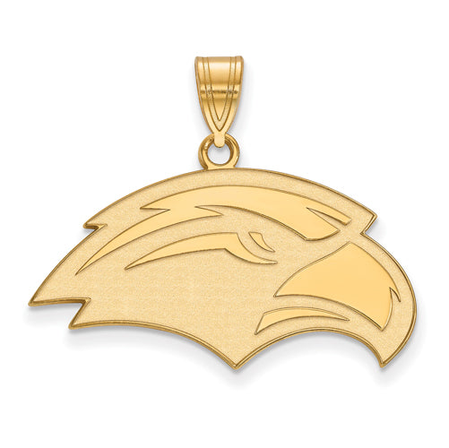 SS w/GP University of Southern Miss Medium Eagle Pendant