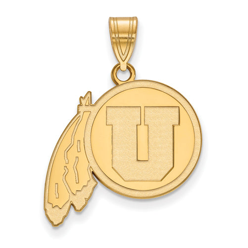 14ky University of Utah Large Pendant
