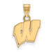 10ky University of Wisconsin Small Badgers Pendant