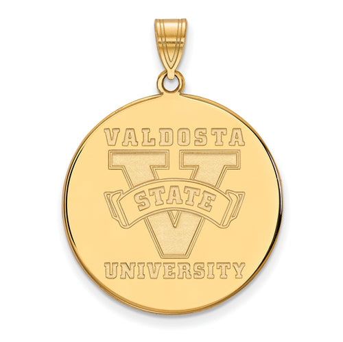 14ky Valdosta State University XL Disc Pendant