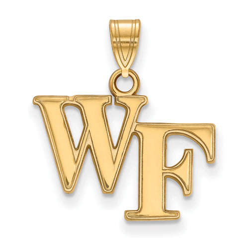 10ky Wake Forest University Small WF Pendant
