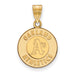 SS w/GP MLB LogoArt Oakland Athletics Circle Medium Pendant