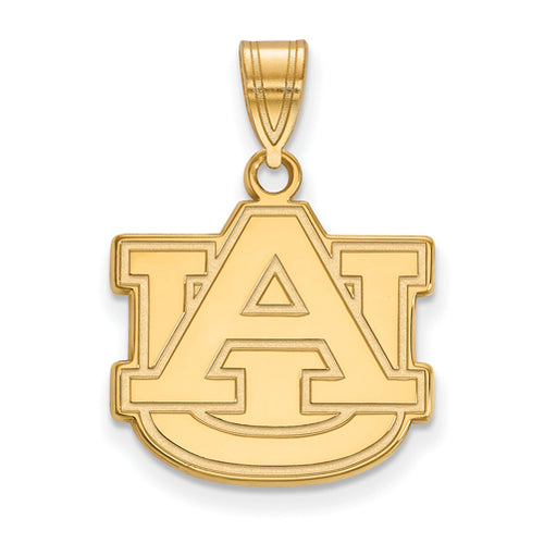 SS w/GP AU Auburn University Medium Pendant