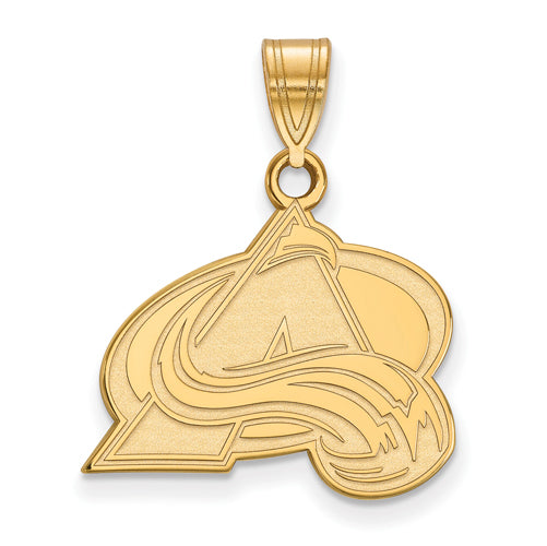 14ky NHL Colorado Avalanche Medium Pendant