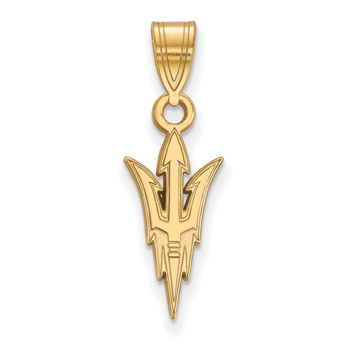 14ky Arizona State University Medium Pitchfork Pendant