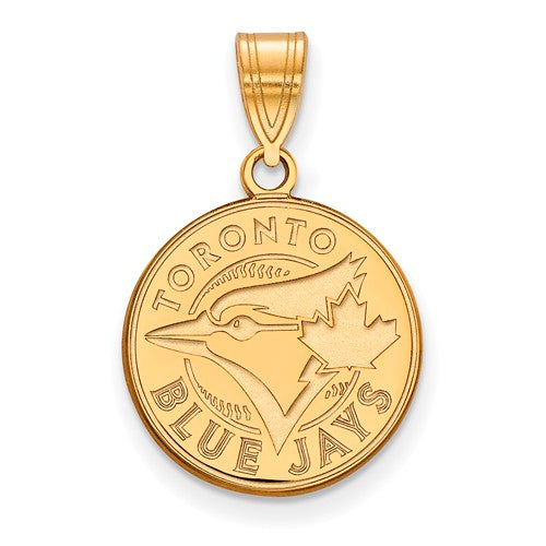 14ky MLB  Toronto Blue Jays Medium Logo Pendant