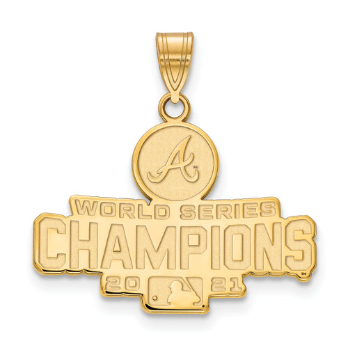 GP 2021 World Series Champions Atlanta Braves Large Pendant