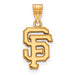 14ky MLB  San Francisco Giants Medium Cap Logo Pendant