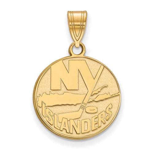 SS w/GP NHL New York Islanders Medium Pendant