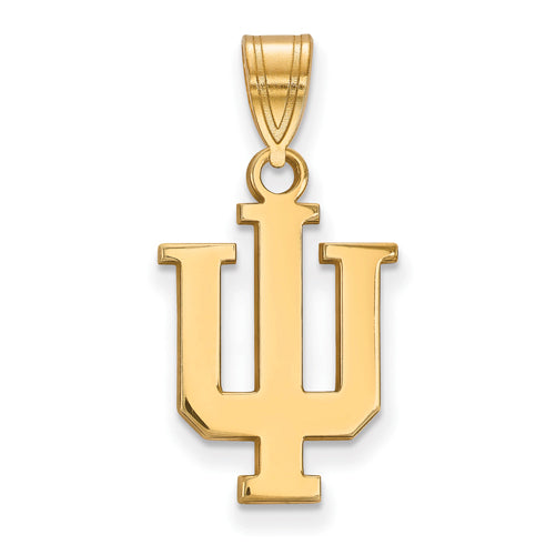 SS w/GP Indiana University Medium IU Pendant