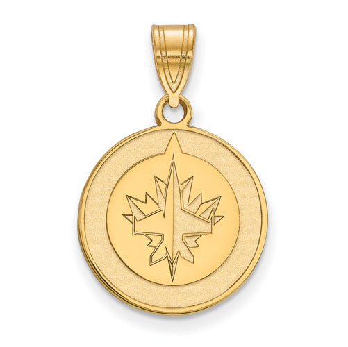 SS w/GP NHL Winnipeg Jets Medium Pendant