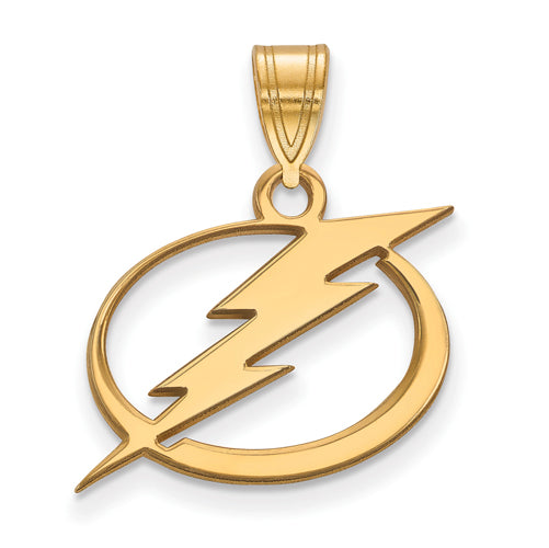 SS w/GP NHL Tampa Bay Lightning Medium Pendant