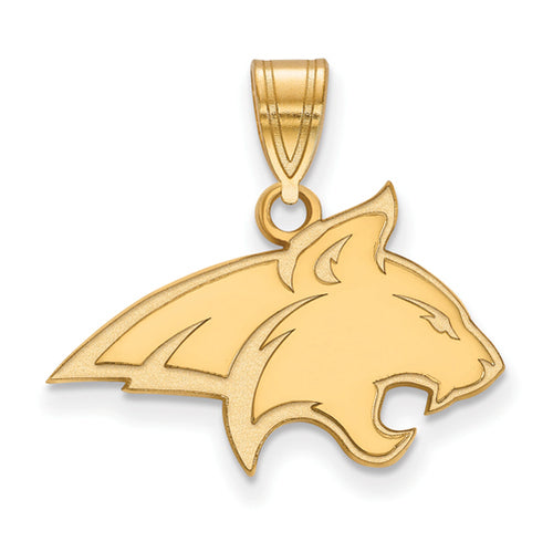 10ky Montana State University Medium Bobcat Pendant