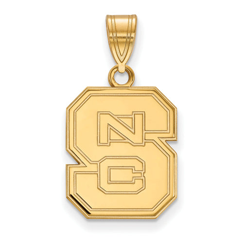 SS w/GP North Carolina State University Medium Pendant