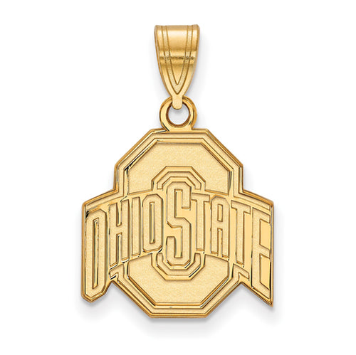 SS w/GP Ohio State U Medium Buckeyes Logo Pendant