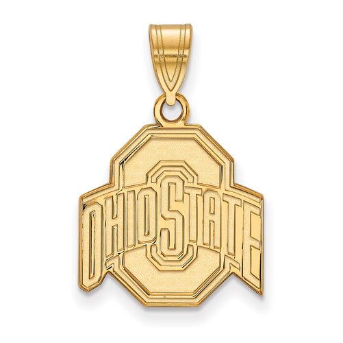 14ky Ohio State U Medium Buckeyes Logo Pendant