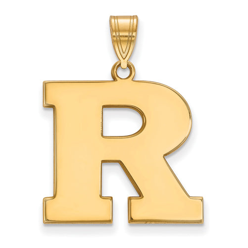 14ky Rutgers Large Pendant