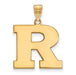 14ky Rutgers Large Pendant