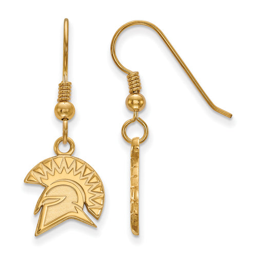 SS w/GP San Jose State Univ Small Dangle Earrings