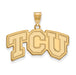 14ky Texas Christian University Medium TCU Pendant