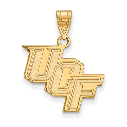 SS w/GP University of Central Florida Medium slanted UCF Pendant