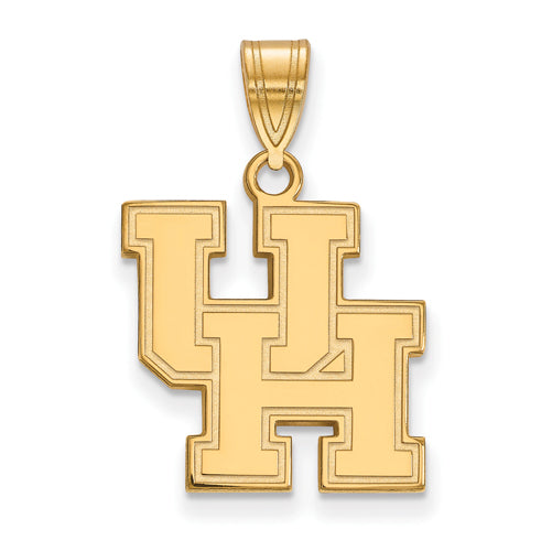 SS w/GP University of Houston Medium Logo Pendant